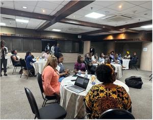 Media delegates at the media engagement meeting