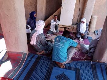 A tea debate organized by young volunteers in a health centre in collaboration with the community health worker