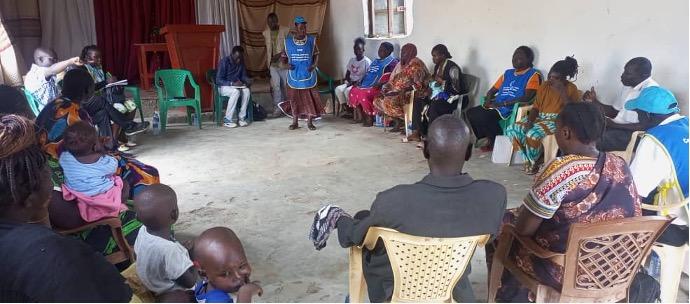 Community engagement meeting with key influencers, Lakes State, April 2024