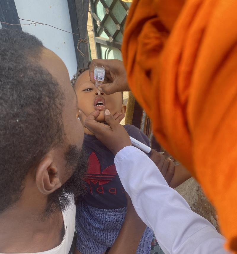 Polio vaccination in Ethiopia