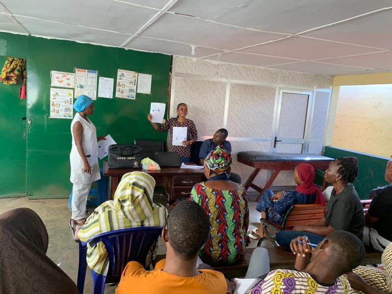 Preparation phase: training vaccination teams at Wanindara.