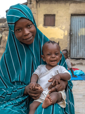 Nigeria mother and child